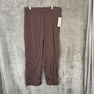 ATHLETA Rise Pant Pantalon Rise Mauve Pink Track Pants Size XL NWT Gorpcore